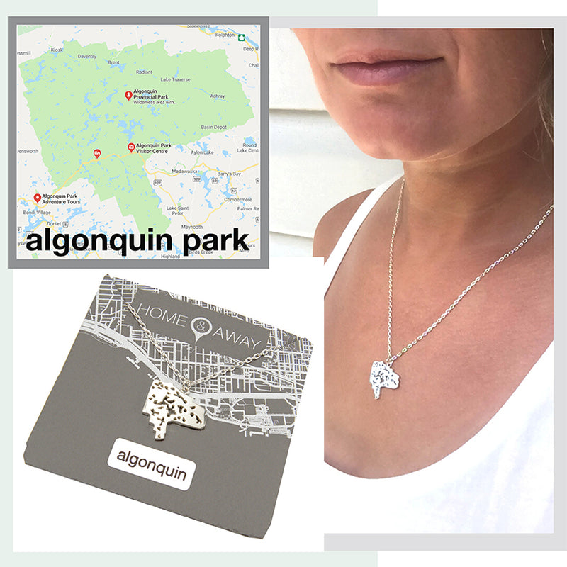 Algonquin Map Pendant