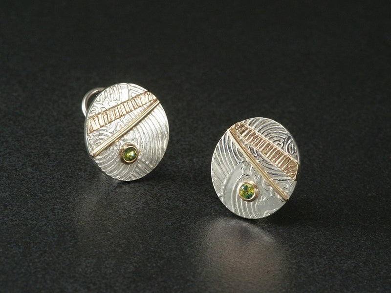 fair trade sapphire earrings handmade