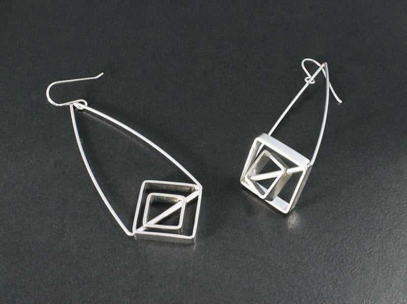 Geometric Flip Earrings